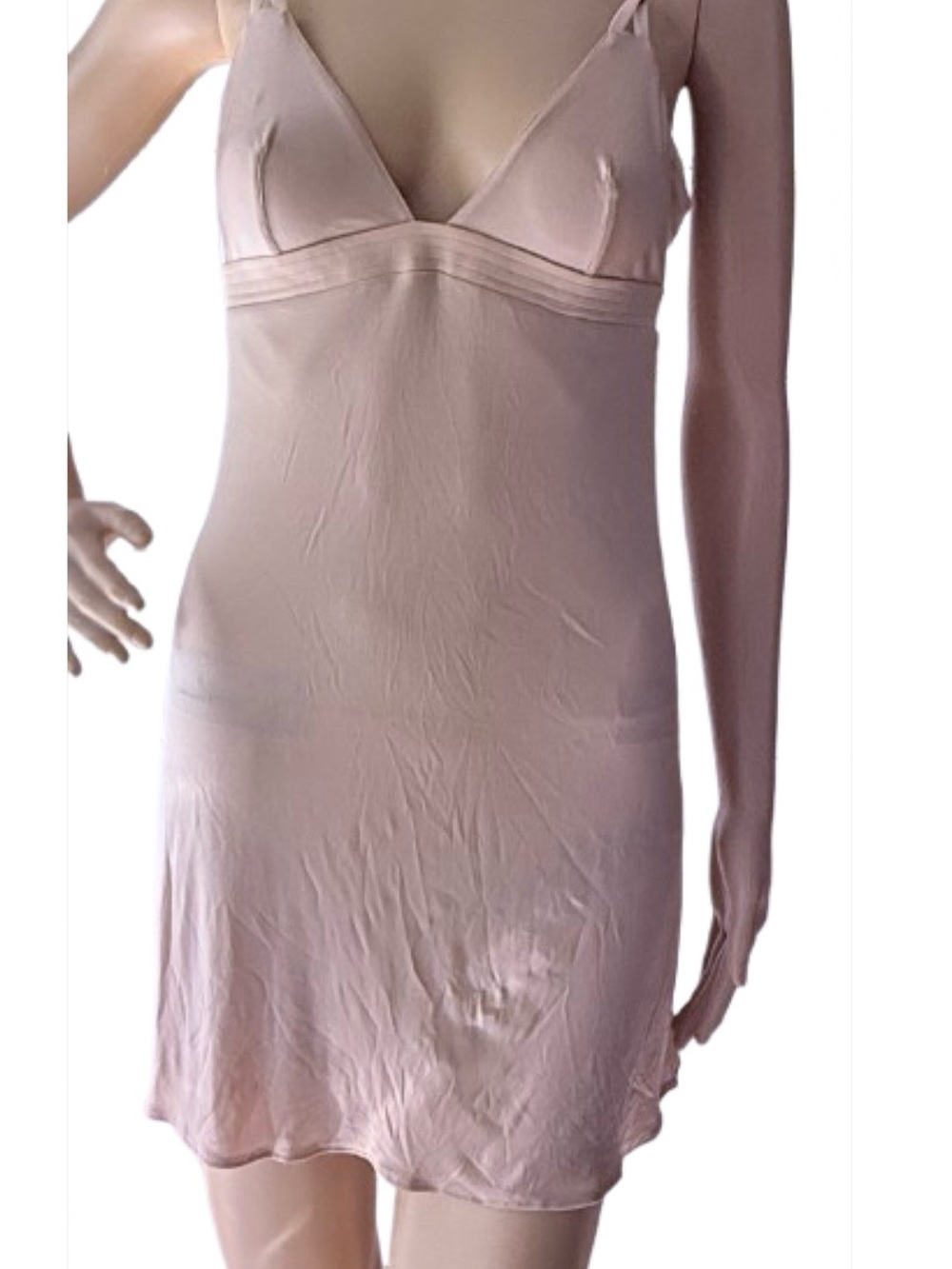 Elegant Women's Slip Dress – Blush Pink Sz M